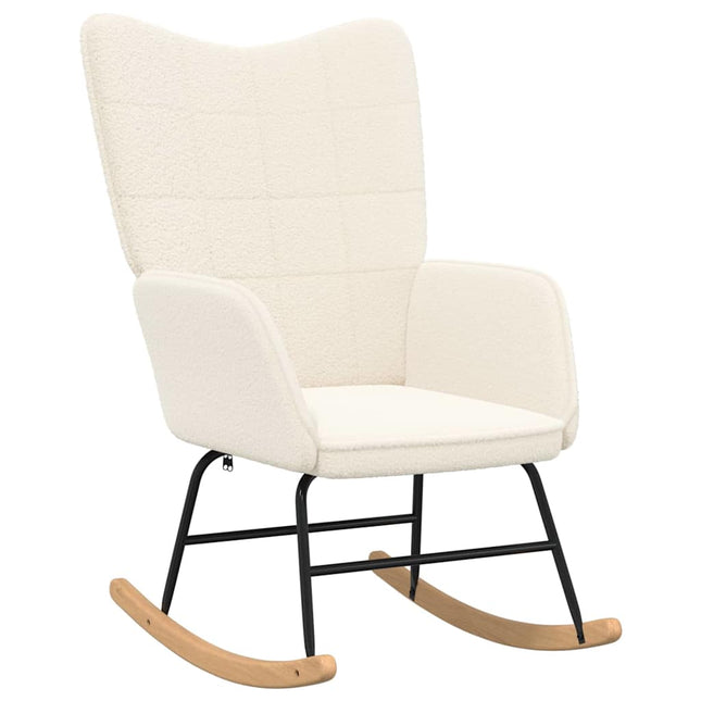 Gyngestol Creme Sherpa-stof