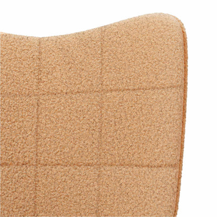 Gyngestol Beige Sherpa-stof