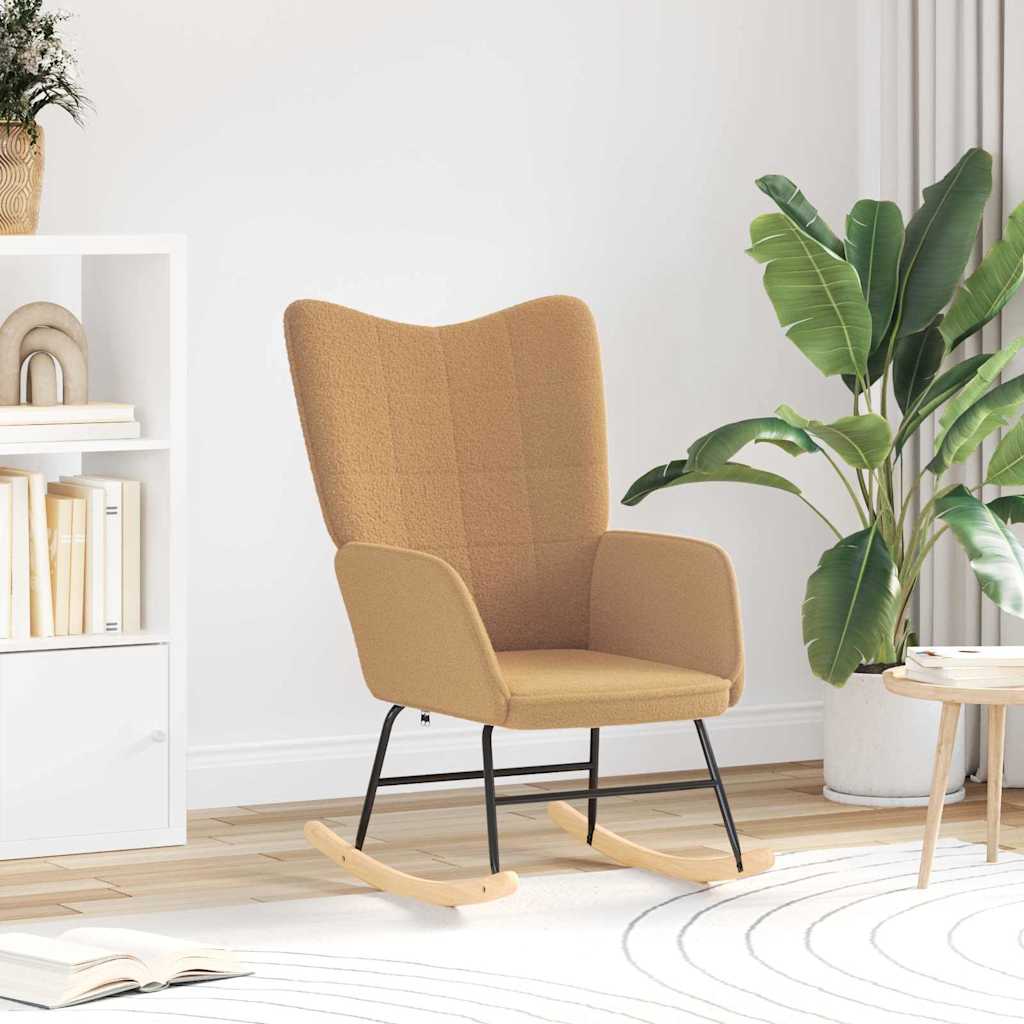 Afslappende stol Beige 61 x 78 x 98 cm Stof