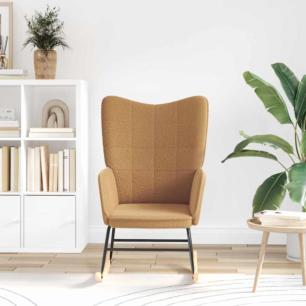 Afslappende stol Beige 61 x 78 x 98 cm Stof