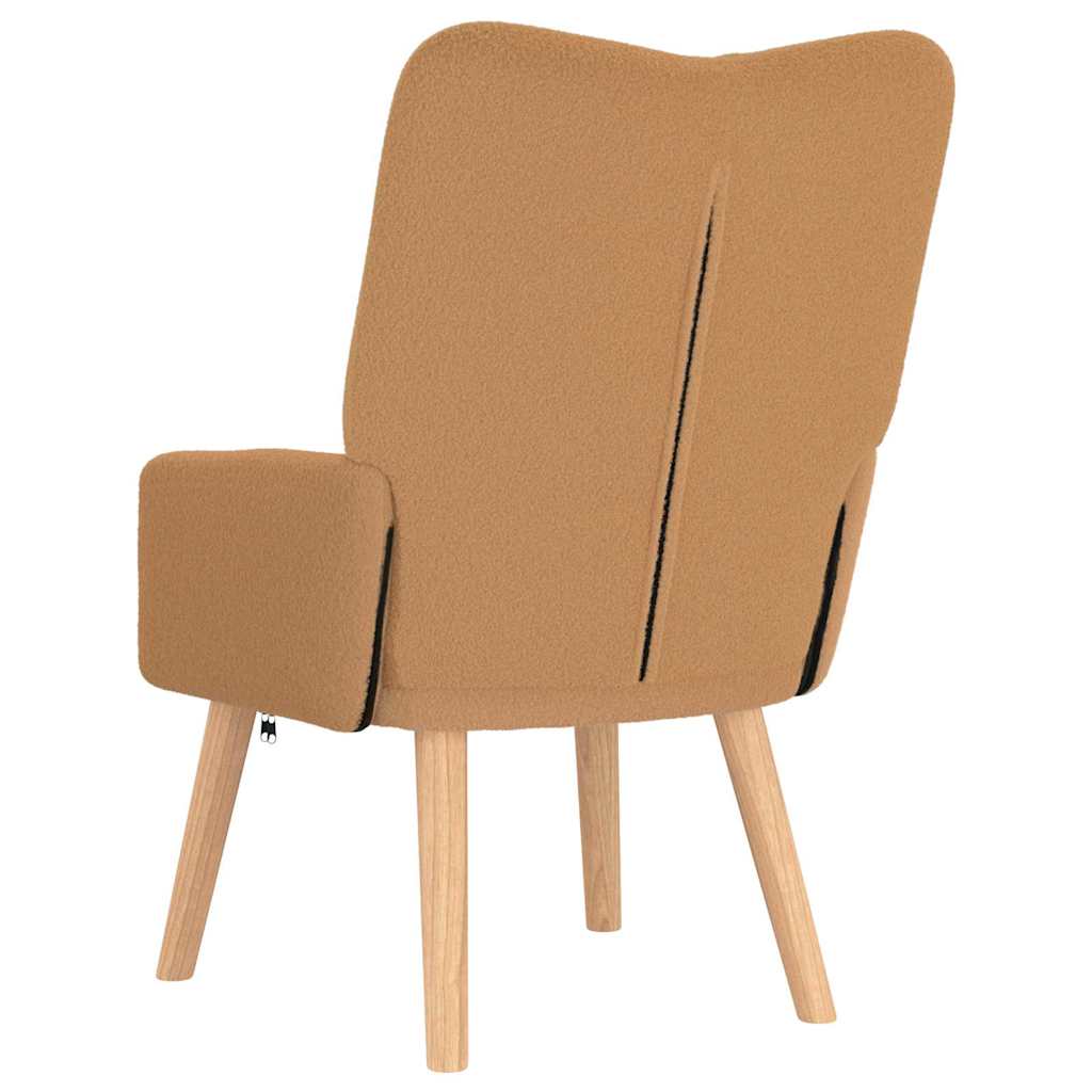 Afslappende stol Beige 63 x 67 x 94 cm Stof