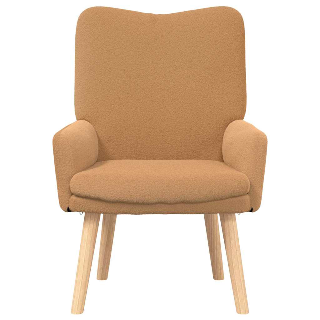 Afslappende stol Beige 63 x 67 x 94 cm Stof