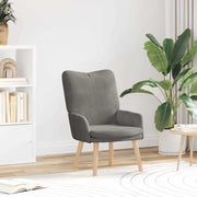 lænestol Lysegrå 63 x 67 x 94 cm Sherpa-stof