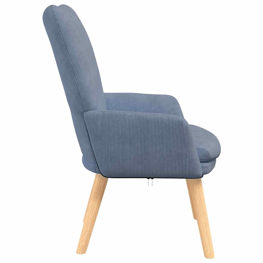 Afslappende stol Blå 63 x 67 x 94 cm Stof