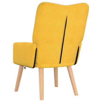 lænestol Lys Gul 63 x 67 x 94 cm Stof