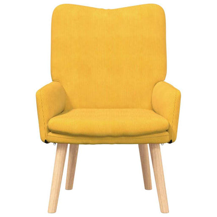 lænestol Lys Gul 63 x 67 x 94 cm Stof
