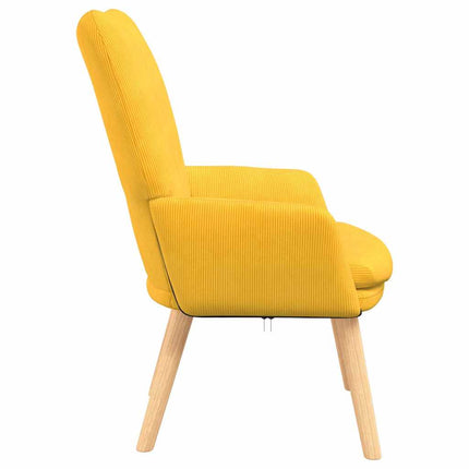 lænestol Lys Gul 63 x 67 x 94 cm Stof