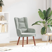 lænestol Lysegrå 63 x 67 x 94 cm Fløjl