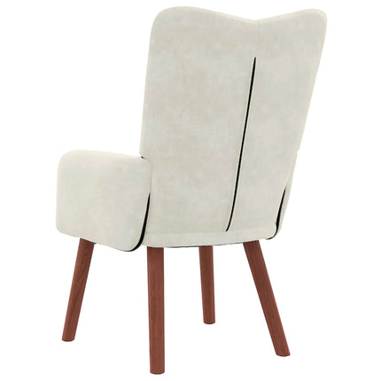 lænestol Creme 63 x 67 x 94 cm Fløjl