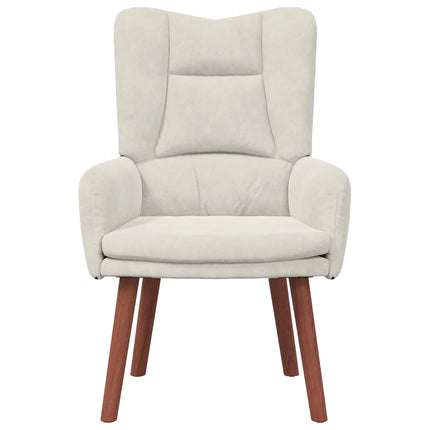 lænestol Creme 63 x 67 x 94 cm Fløjl
