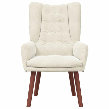 lænestol Creme 63 x 67 x 94 cm Fløjl