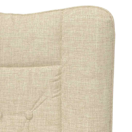lænestol Creme 63 x 67 x 94 cm Stof og krydsfiner