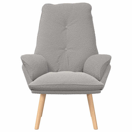 lænestol Lysegrå 69 x 74 x 93 cm Sherpa-stof
