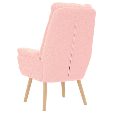 lænestol Lyserød 69 x 74 x 93 cm Sherpa-stof