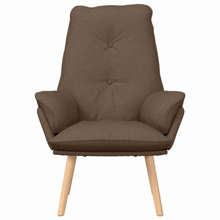 lænestol Brun 69 x 74 x 93 cm Polyester og krydsfiner