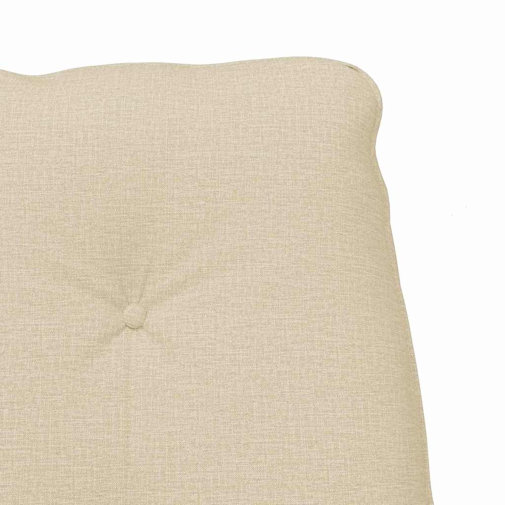 Afslappende stol Creme 69 x 74 x 93 cm Stof
