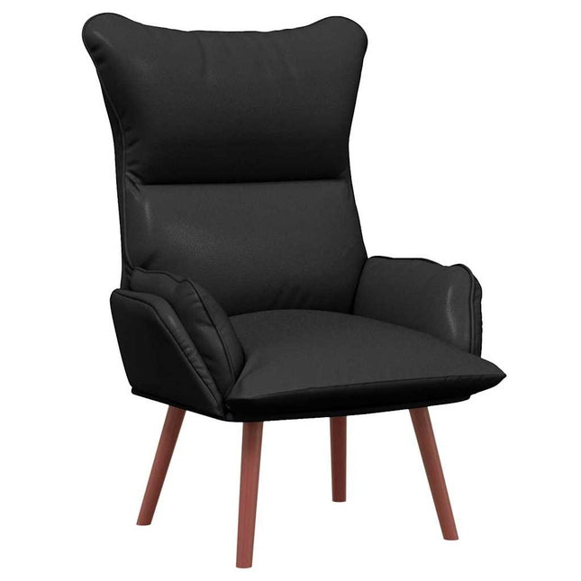 lænestol Sort 69 x 74 x 93 cm Kunstlæder