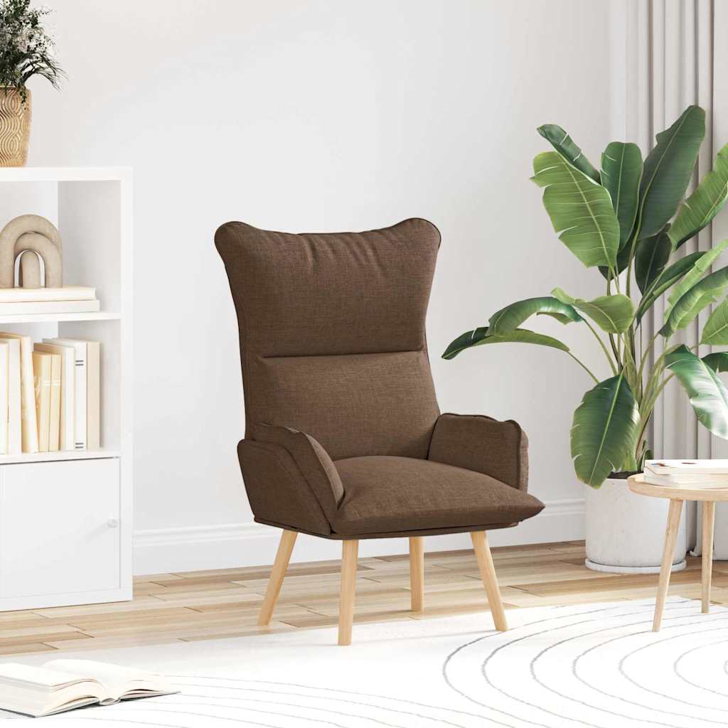 Afslappende stol Brun 69 x 74 x 93 cm Stof