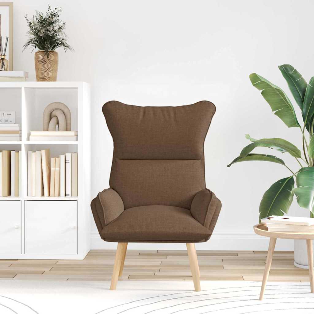 Afslappende stol Brun 69 x 74 x 93 cm Stof