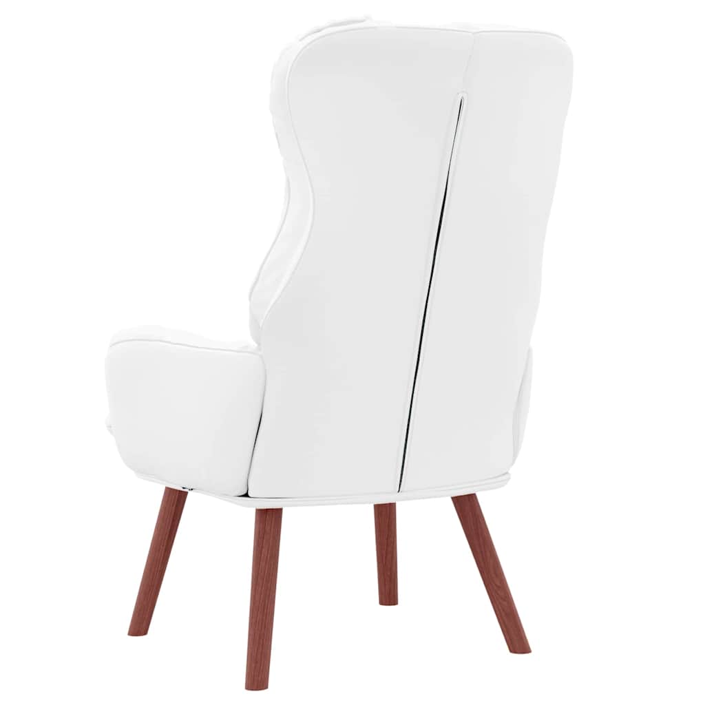 lænestol Hvid 69 x 74 x 93 cm Kunstlæder