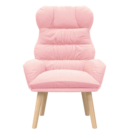 lænestol Lyserød 69 x 74 x 93 cm Sherpa-stof