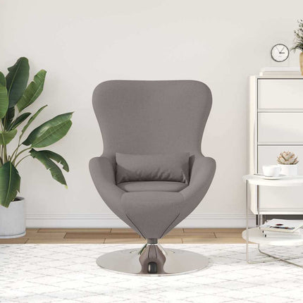 Æggestol Gråbrun 63 x 73 x 90 cm Stof