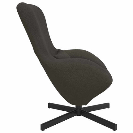 Æggestol Mørkegrå 63 x 73 x 90 cm Stof