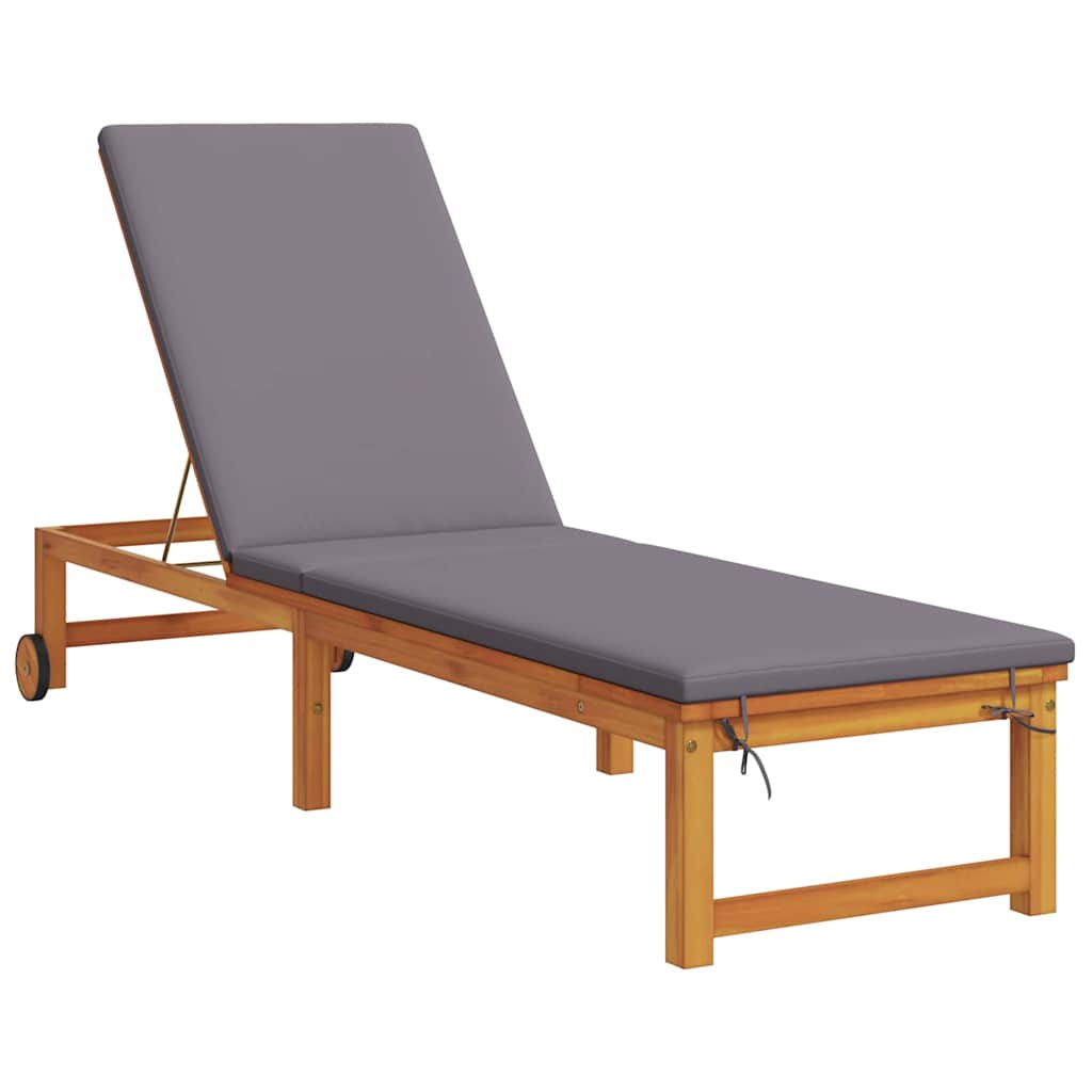Solstol Brun 202 x 53 x 89 cm Massivt Akacietræ