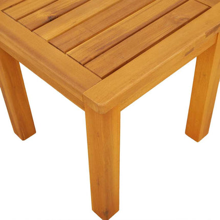 Sidebord Olie Naturlig 35 x 35 x 34 cm Massivt Akacietræ
