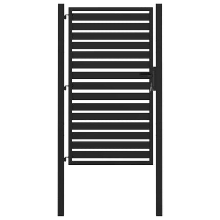 havelåge låsbar 100x150 cm aluminium sort