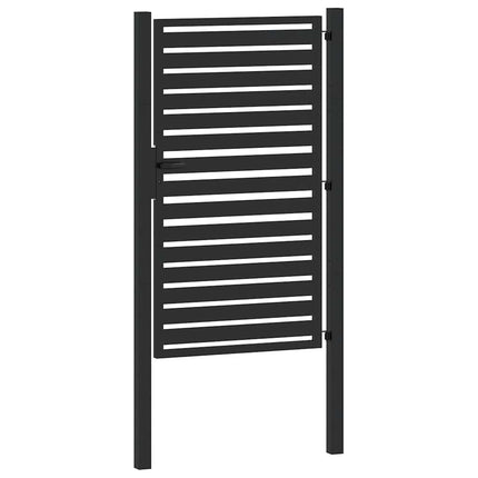 havelåge låsbar 100x150 cm aluminium sort