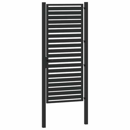 havelåge låsbar 100x200 cm aluminium sort