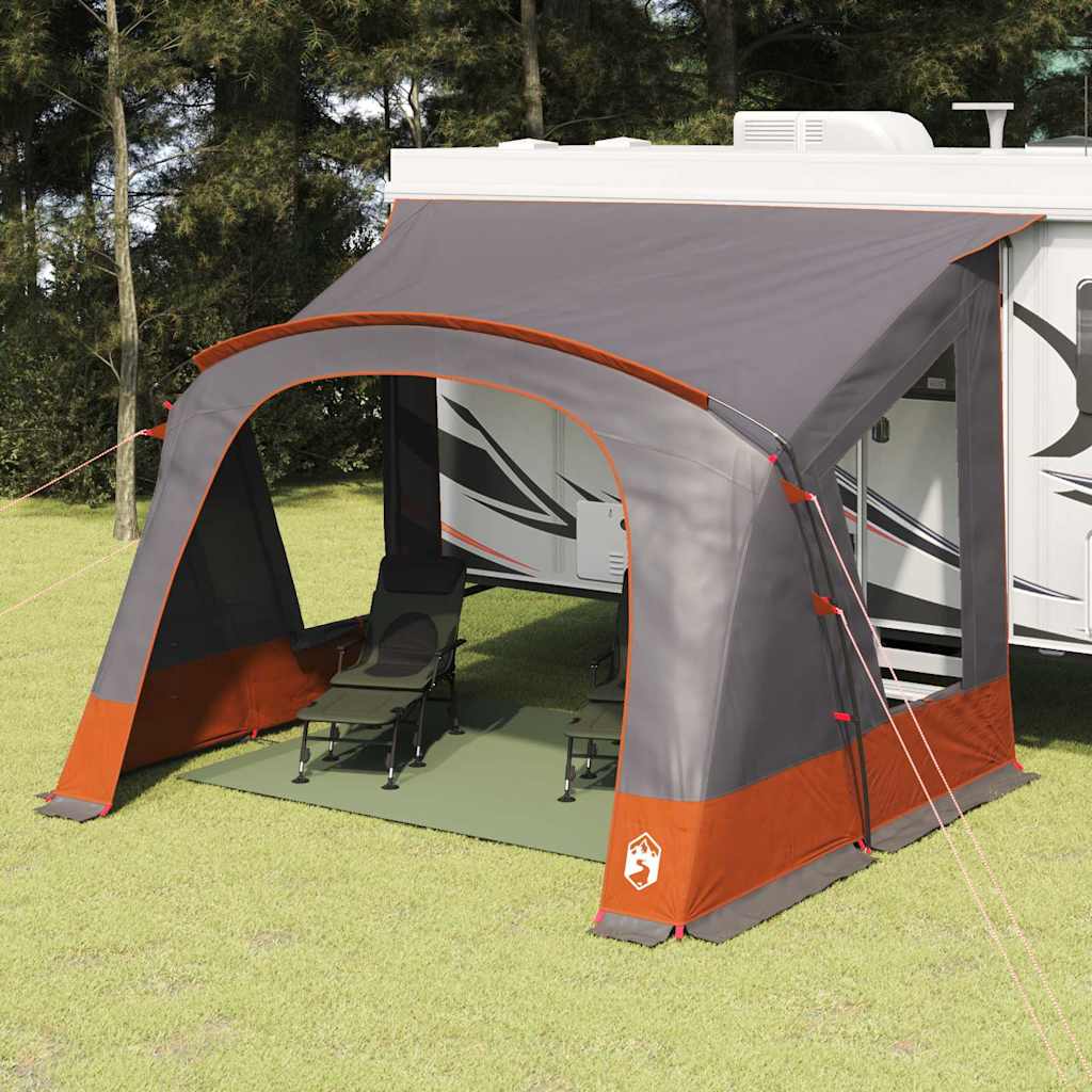 Caravan Telt til 5 Personer Grå og orange 410 x 275 x 245 cm