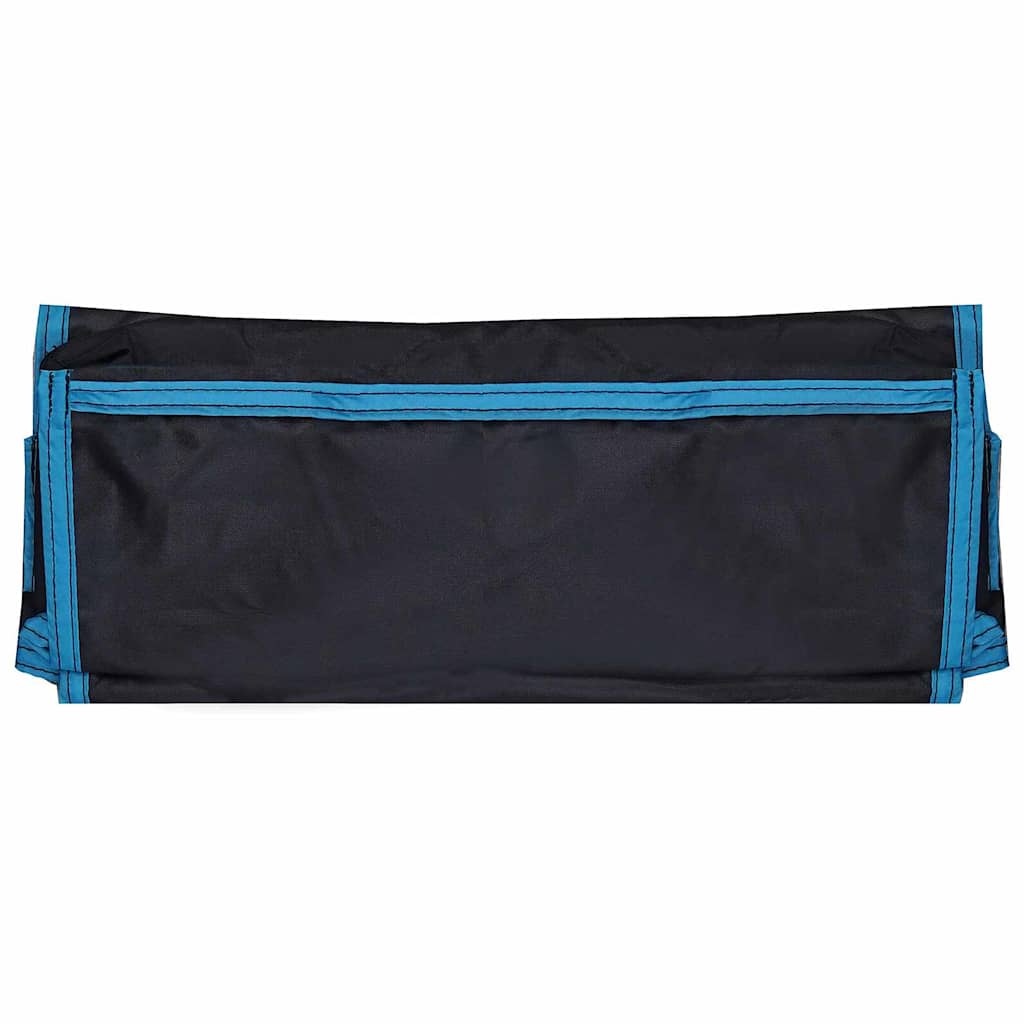 Hængende teltorganizer 10 lommer Sort 40,5 x 25 x 80 cm oxford
