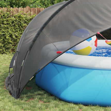 Pool Dome 430 x 430 x 210 cm 185T polyester med PU-belægning