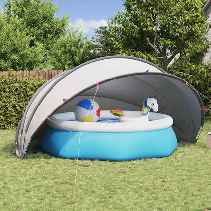 Pool Dome 500 x 500 x 236 cm 185T polyester med PU-belægning