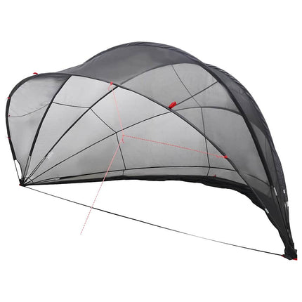 Pool Dome 546 x 516 x 250 cm 185T polyester med PU-belægning