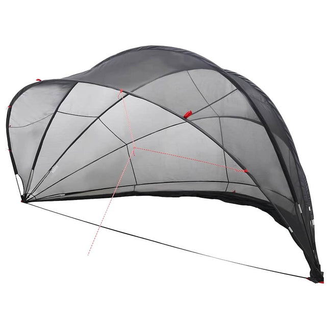Pool Dome Sort 546 x 516 x 250 cm