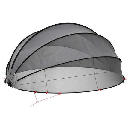 Pool Dome 546 x 516 x 250 cm 185T polyester med PU-belægning
