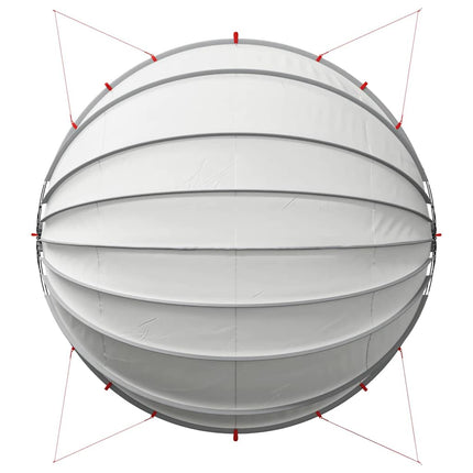Pool Dome 592 x 590 x 275 cm 185T polyester med PU-belægning
