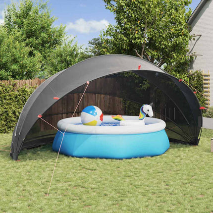 Pool Dome 592 x 590 x 275 cm 185T polyester med PU-belægning