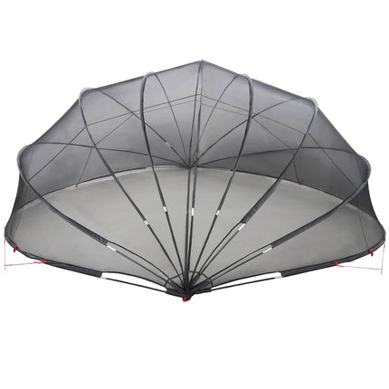 Pool Dome 592 x 590 x 275 cm 185T polyester med PU-belægning