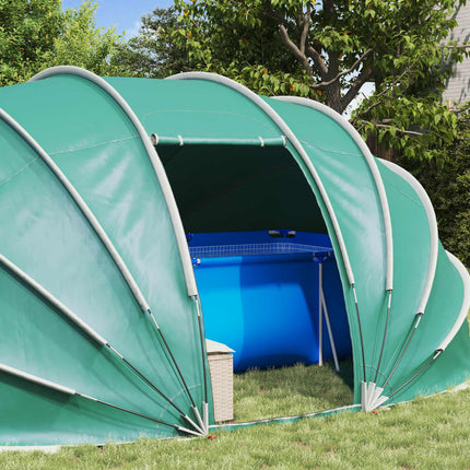 Pooltelt Dome 538 x 440 x 204 cm Havgrøn