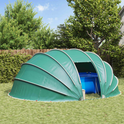 Pooltelt Dome 538 x 440 x 204 cm Havgrøn