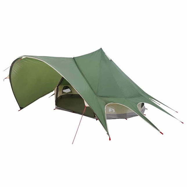 Teepee Telt 3-Person 3-personers Grøn og Grå
