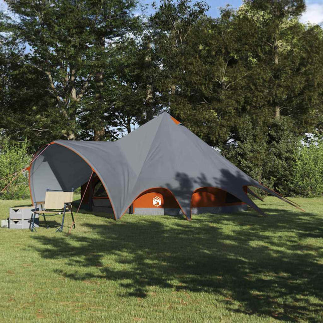 Teepee Telt til 5 Personer 5-personers Grå og orange