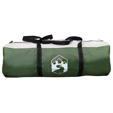 Cabin Tent 5-Person med tag Grøn og Hvid 333 x 317 x 194 cm