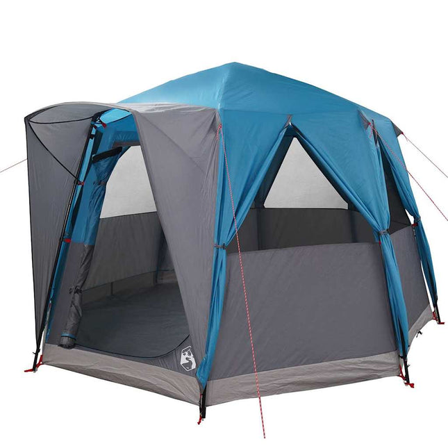 Camping telt til 3 personer Blå og grå 320 x 320 x 203 cm