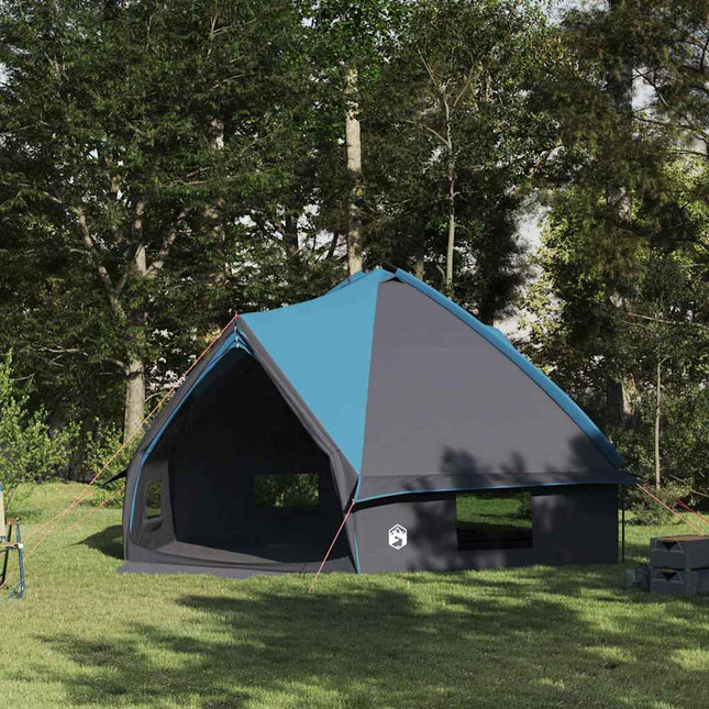 Teepee Telt 10-Personer 10 personer Blå og grå