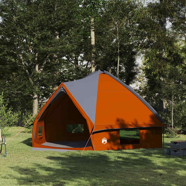 Teepee Telt 10-Personer 10 personer Grå og orange